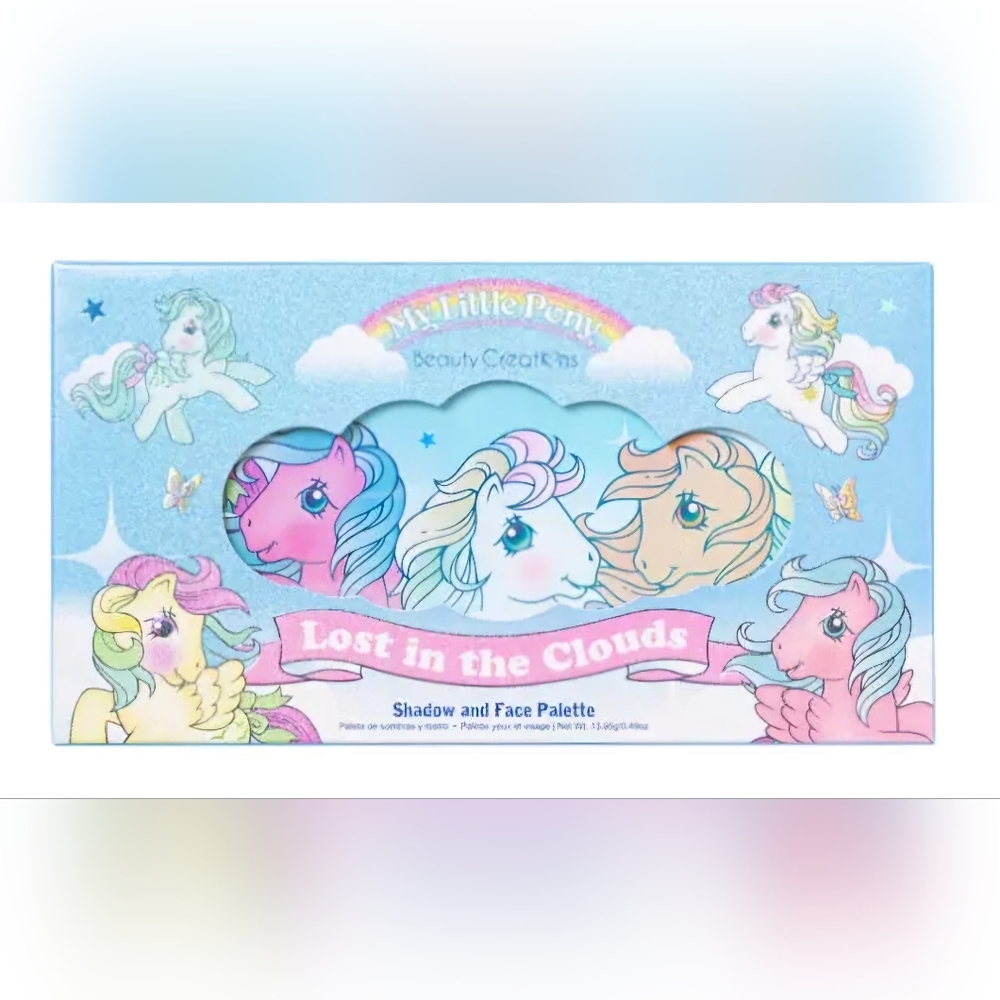 BEAUTY CREATIONS X MY LITTLE PONY "LOST IN THE CLOUDS" SHADOW AND FACE PALETTE